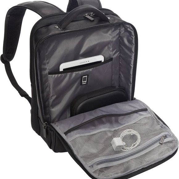 Kenneth Cole Reaction Slim Leather Backpack *** NEW WITH TAG *** NWT - Picture 5 of 16